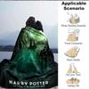 1pc Harry Potter Flannel Throw Blanket - HD Printed Lightweight Soft Warm All-Season Blanket for Sofa, Bed, Travel, Camping 110