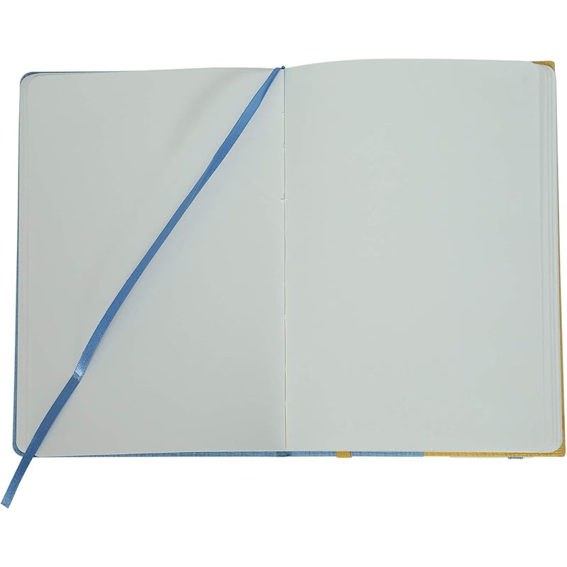 

COMMA Flip A5 Size Notebook + Sketchbook Double Sided Opening with Elastic Band Closure 120 Ruled + 120 Plain Pages 5 жовтий