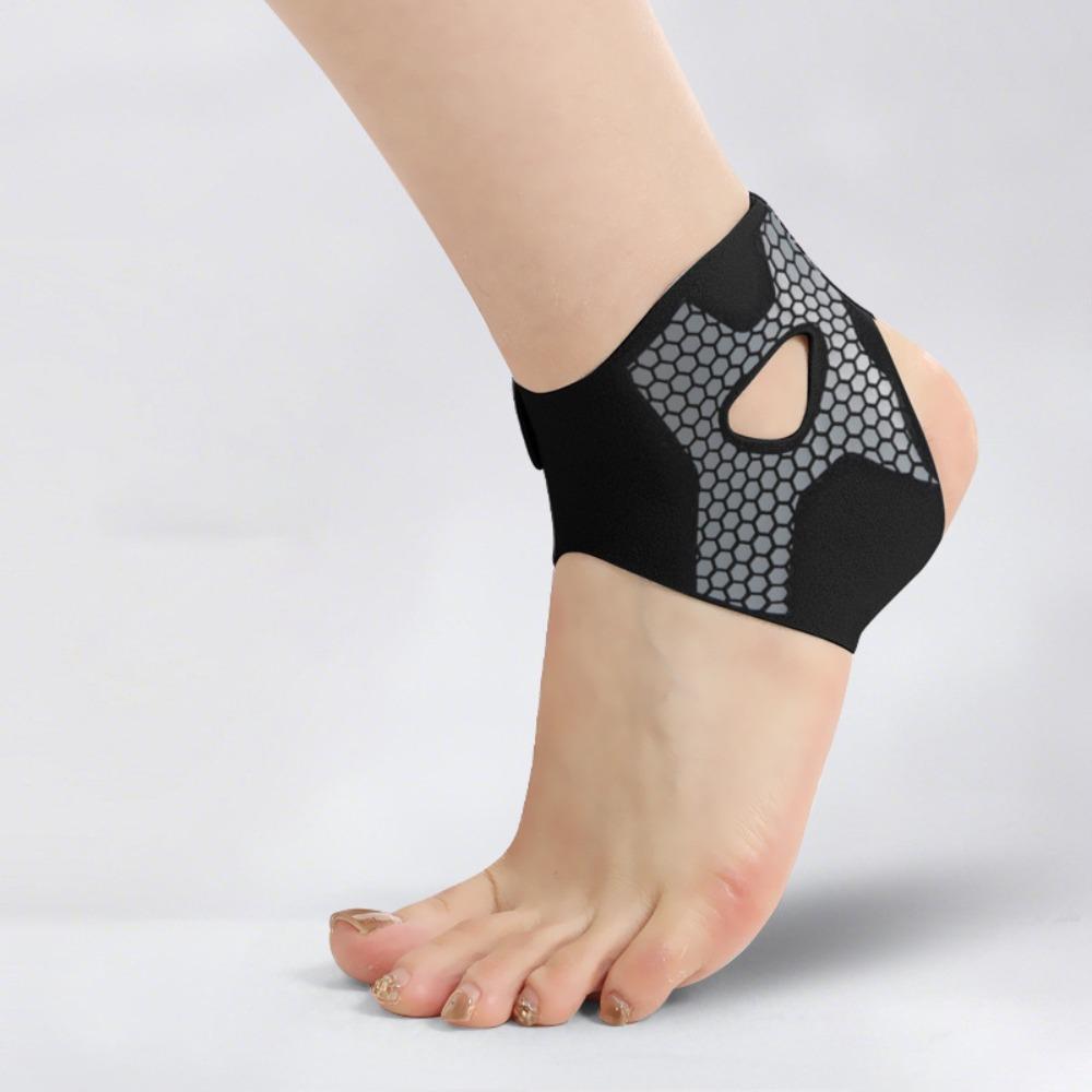 Stabilizes Tendons Ankle Brace Ultra-thin Compression Ankle Brace  Prevents Ankle Sprains S чёрный