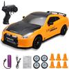 1/24 High Speed RC Drift Vehicle Cars Replaceable Tire 4WD GTR Competition Race Car Model Remote Control Racing Car Boy Toy Gift