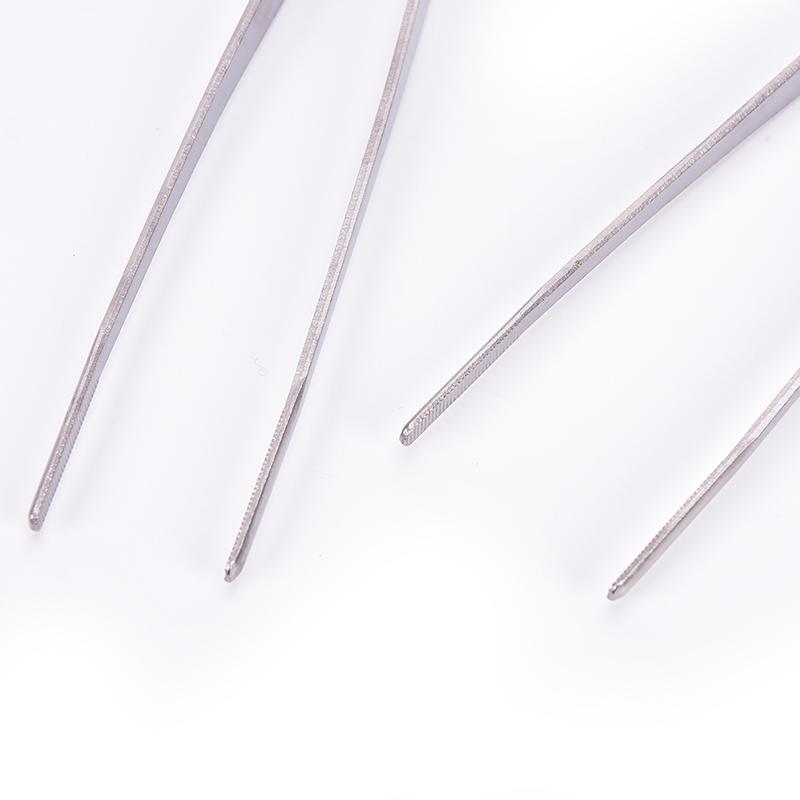 12'' 30Cm Silber Edelstahl Lange Lebensmittelzange Gerade Pinzette Küchenwerkzeug