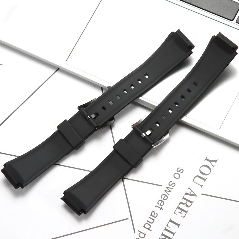 Resin Watchband For Casio EF-552 EF-552D-1A Watch Strap Waterproof Sports Rubber Bracelet Watch Accessories 20mm
