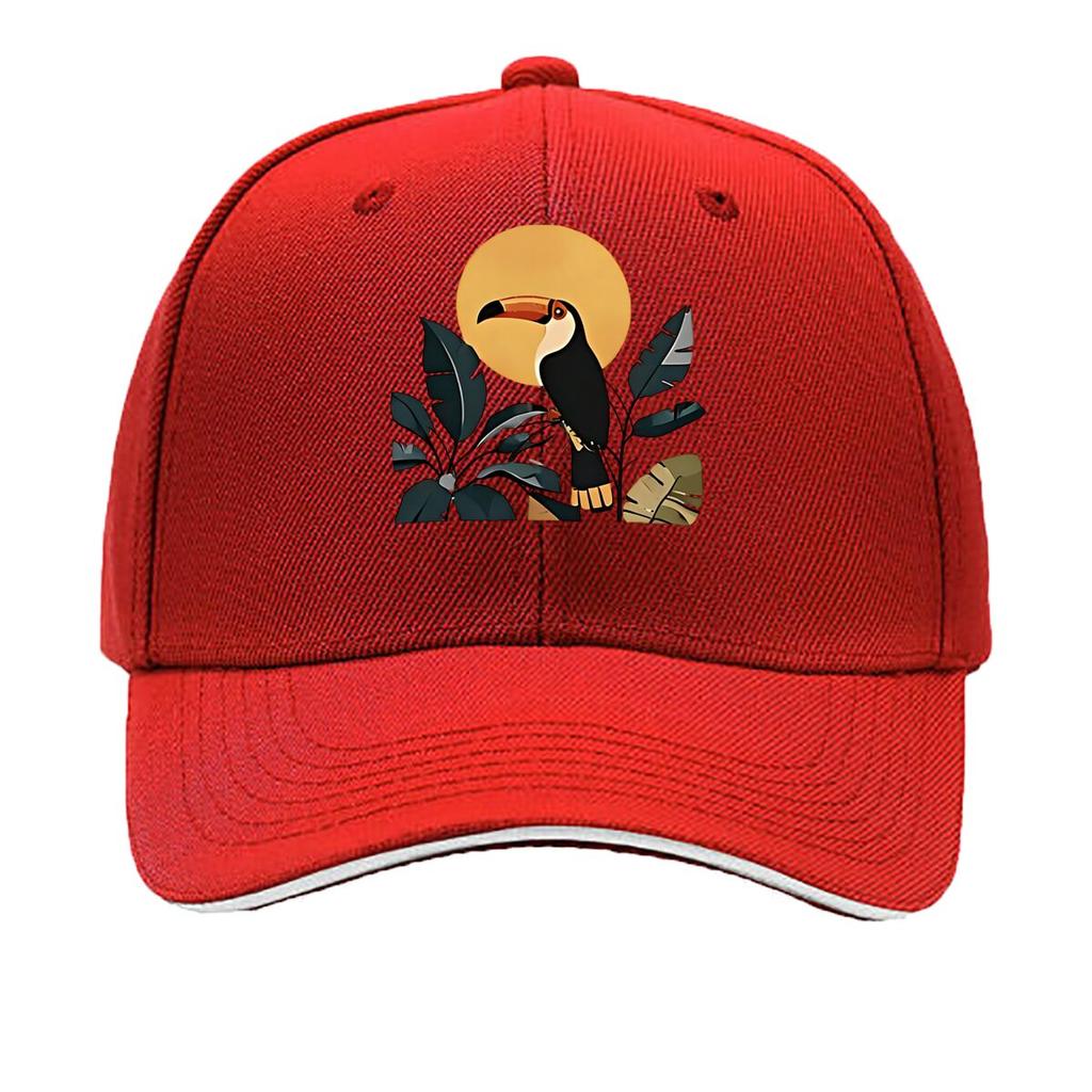 Unisexs Funny Kookaburra Bird Print Adjustable Baseball Cap Outdoor Casual Hat Suitable for Sports Sandwich Baseball Cap