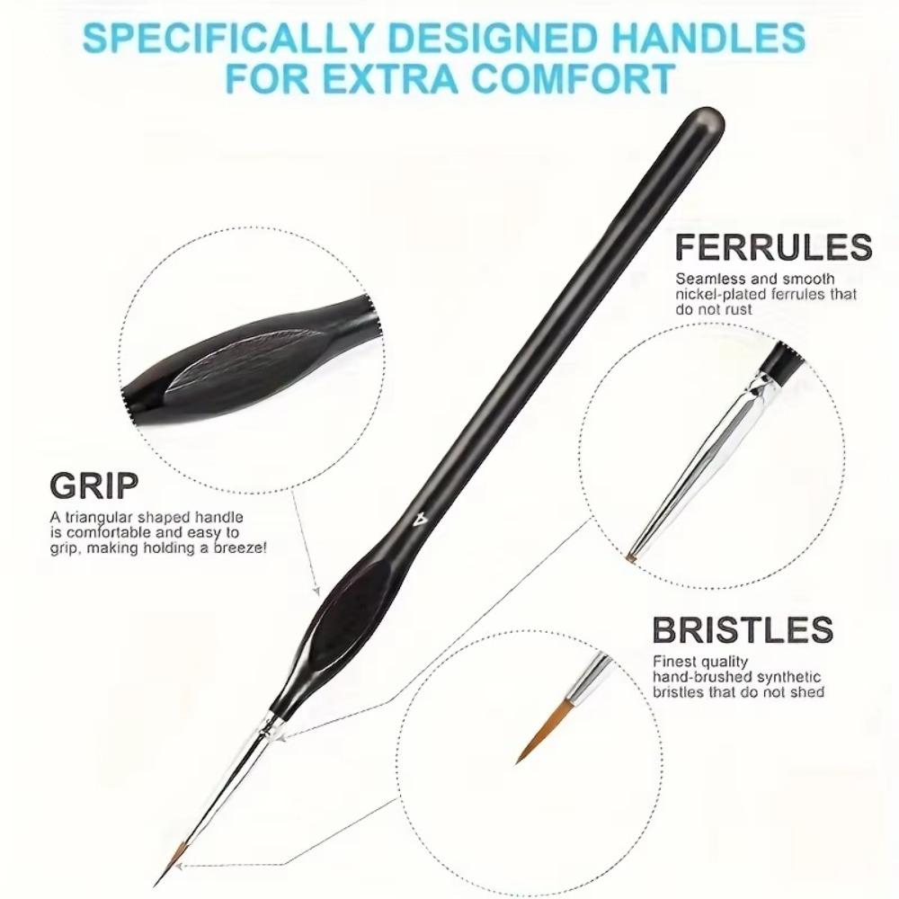 11/10pcs with Micro Tips Watercolor Brush for Fine Detail Hand Drawn Watercolor