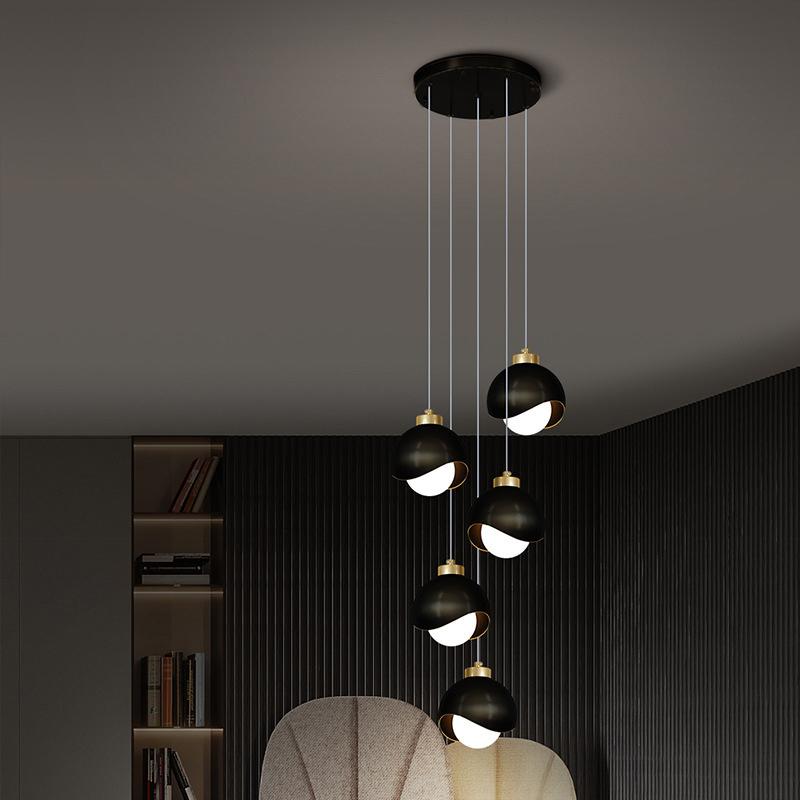 Bedroom Bedside Hanging Pendant Lamp Glass ball LED Chandelier Lighting Ceiling Modern Interior Home Decor Lights Dining Kitchen