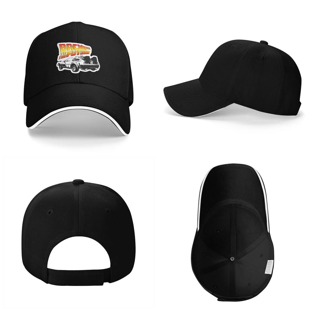 Unisex Baseballkappen Back To The Future Film Logo Outdoor Streetwear Sommer Sport Baseballmützen Hip Hop Kappe Casquette Hüte