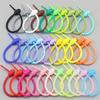 10-500pcs Twistable and Multifunctional Cable Wire Organizer 80Pcs Silicone Cord Management Ties for Earphone Lines
