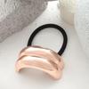 Minimalist Metal Hair Ring - New Korean Style High-End Ponytail Tie Rubber Band.
