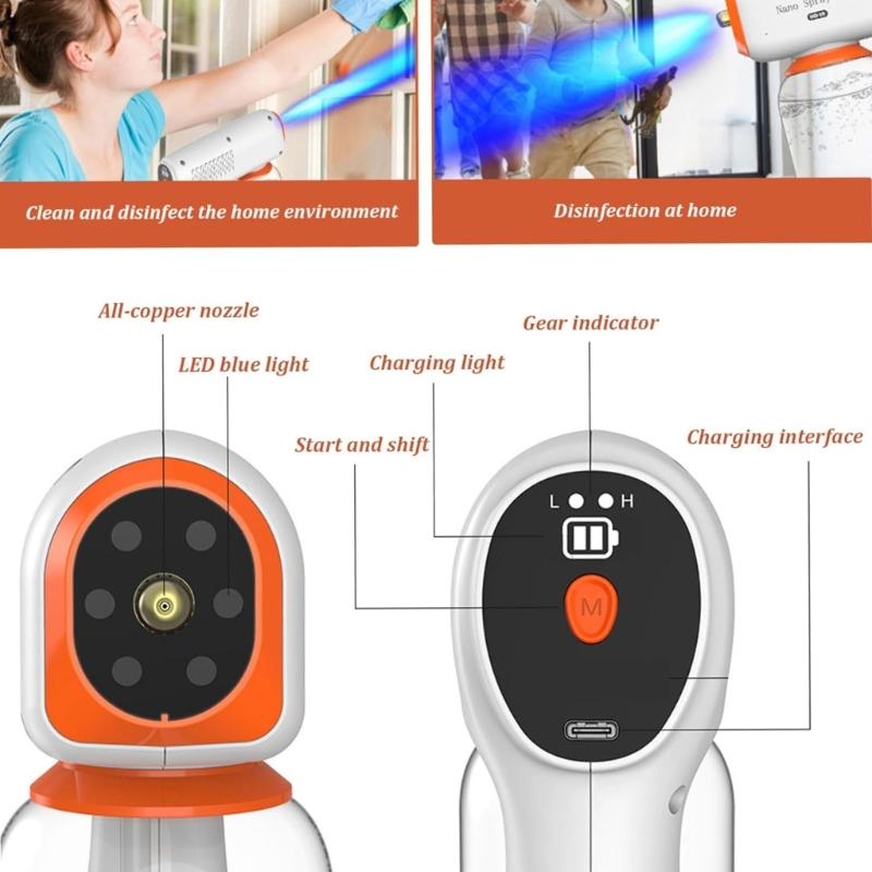 Handheld Garden Sprayer Electric Pump Sprayer Multipurpose Handheld Pump Sprayer Portable Pump Water Sprayer for Home