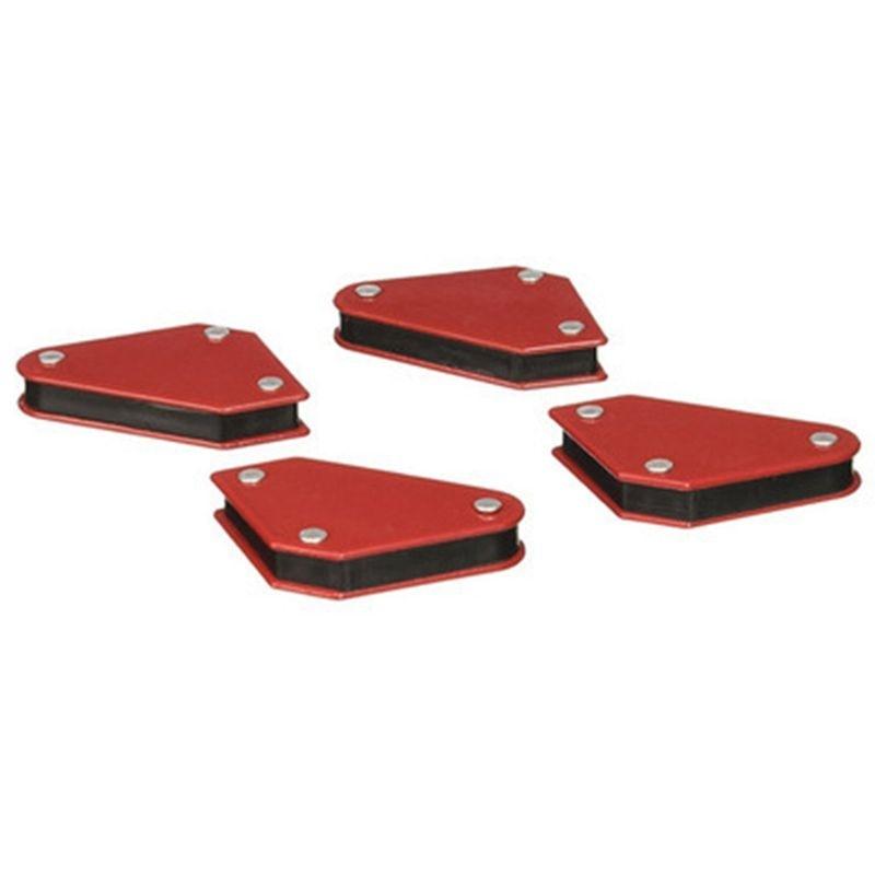 4 Pcs/set Mini Triangle-Welding Positioner 9Lb Magnetic Fixed Angle Soldering Locator Tools Welding