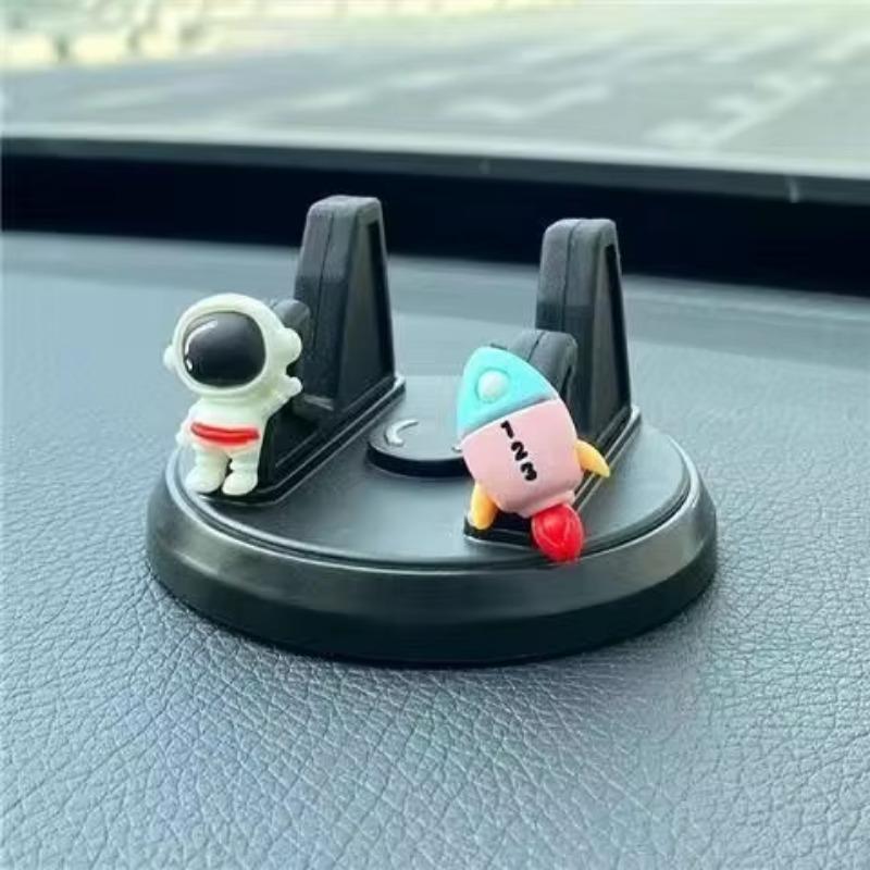 Universelle Auto Handyhalterung Frauen Cartoon Bär Auto Mittelkonsole Instrumentenrahmen Zubehör Innenraum