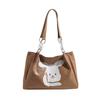 Einkaufstasche für Damen 2024 Neue Pendlertasche mit großem Fassungsvermögen Temperament Beliebte Retro Vielseitige Schulter-Schultasche