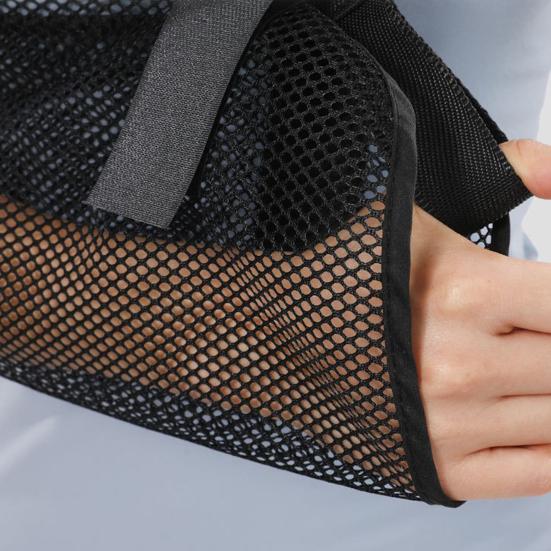 Breathable Arm Sling for Shoulder & Elbow Support Adjustable Forearm Immobilizers with Mesh Universal Left Right Strap