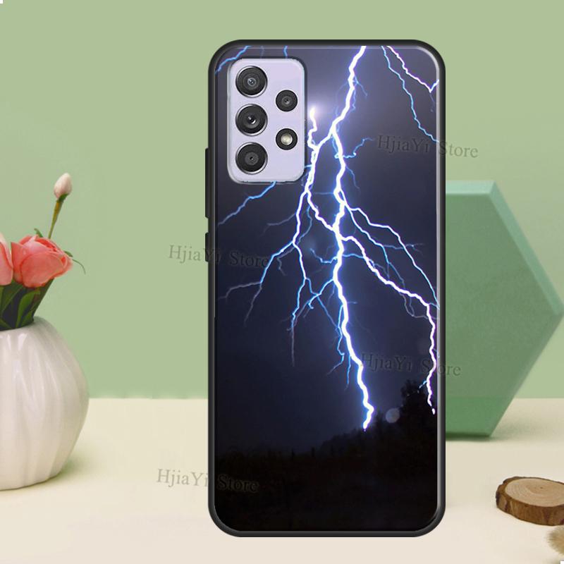 Sky Lightning Style Case For Samsung A54 A34 A24 A14 A51 A71 A12 A22 A32 A52 A72 A73 A33 A53 A13 Back Cover