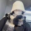 New Korean atmosphere plaid scarf women's winter Korean version thickened student versatile warm cute scarf