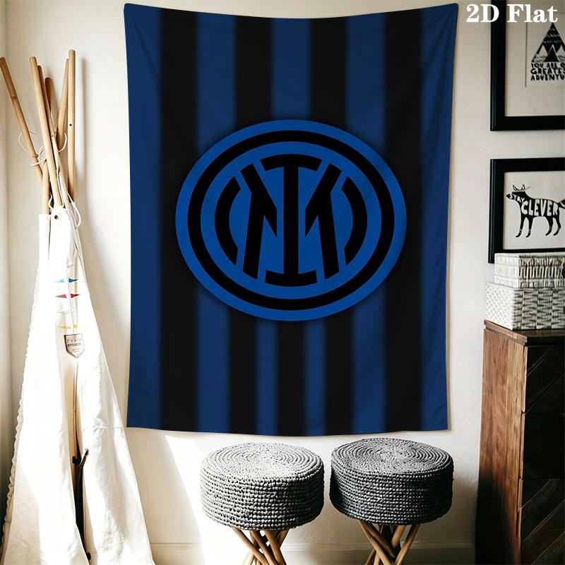Inter Milan Logo Threepiece Set 1 Duvet Cover 2 Pillowcase Without Core Duvet Cover And Pillowcase Christmas Birthday Gift