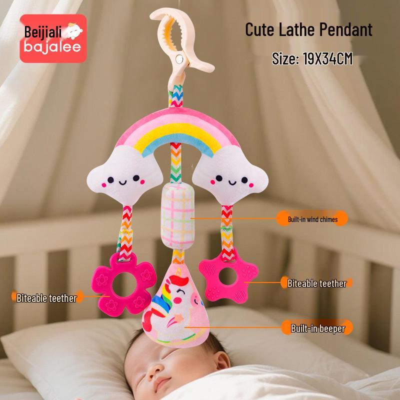 Baby Stroller Mobile: Crib Rattle & Car Seat Soothing Toy