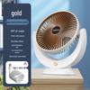 Ventilador Sem Fio Portátil Recarregável por USB para Casa, Escritório, Mesa de Dormitório