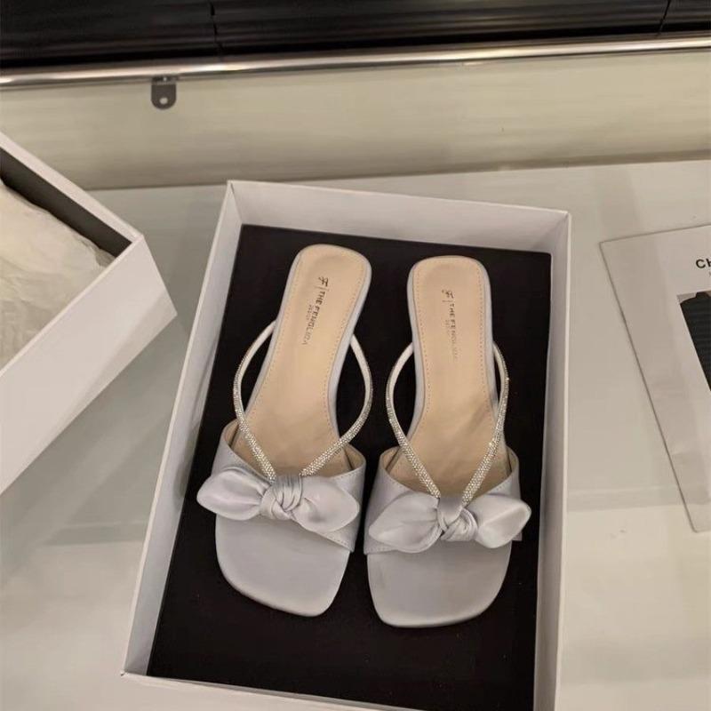Fashion Fashionable Rome Flat Bottom Women's Sandals Summer New Popular Arrival Gentle Style Outerwear Slippers Half Slippers for Women