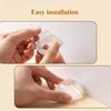1PC SilentGuard Transparent Door Stop Self Adhesive TPU Plastic Non Slip No Drill Anti Collision Bumper for Home Office