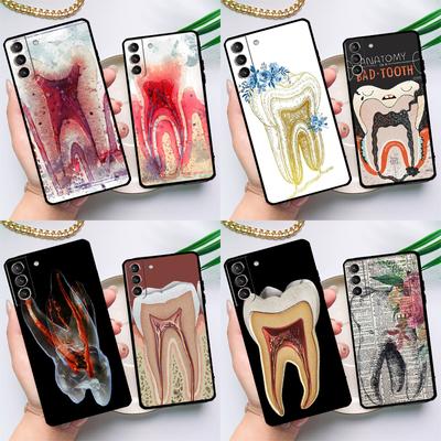 Anatomia Zęba Ludzkiego Etui Na Samsunga Galaxy S23 S21 S22 Ultra Plus Note 10 20 S8 S9 S10 Plus S20 FE Etui