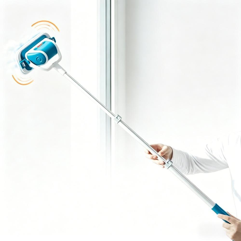 Multifunctional Detachable Electric Mop Wireless Plastic Glass Wiper Rechargeable Efficient Handheld Cleaner Shower Door
