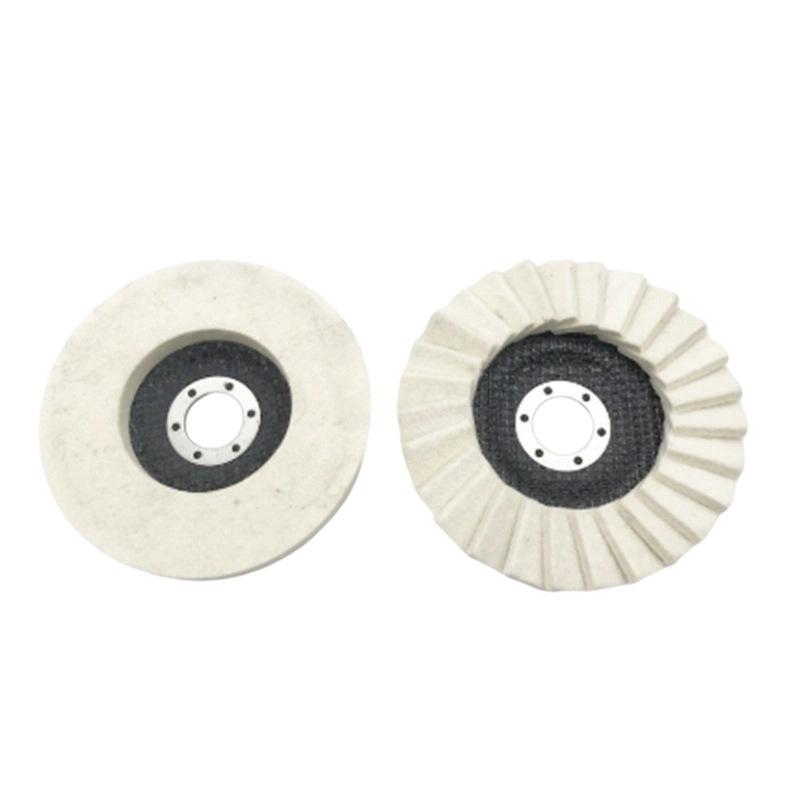 Fine Felt Polishing Wheel: Multiple Sizes for Angle Grinders, Uniform Gloss, Scratch-Resistant on Substrates