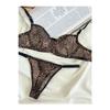 Icon Leopard Patterned Tulle Underwear Set