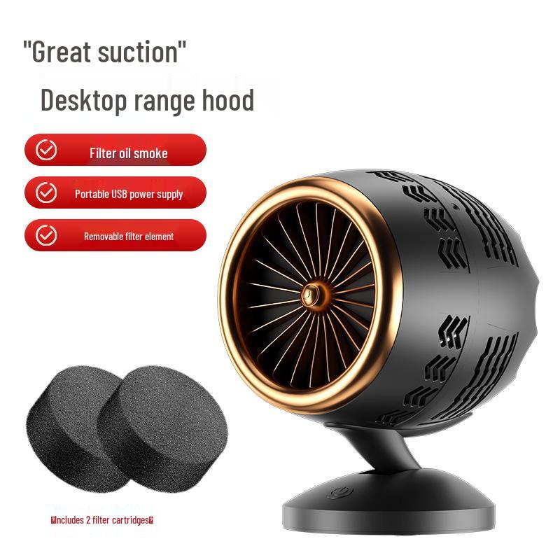 Portable High Wind Desktop Range Hood for Cross-Border Use