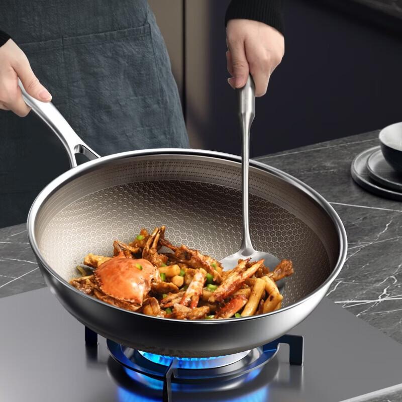 Kobach 32cm Titanium Honeycomb Wok