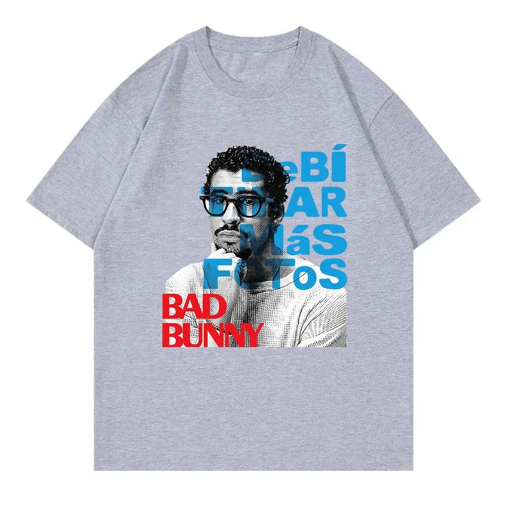 BAD BUNNY DeBÍ TiRAR MáS FOToS TShirt All Album Women Clothing Retro Harajuku High Quality Clothes Fans TShirts