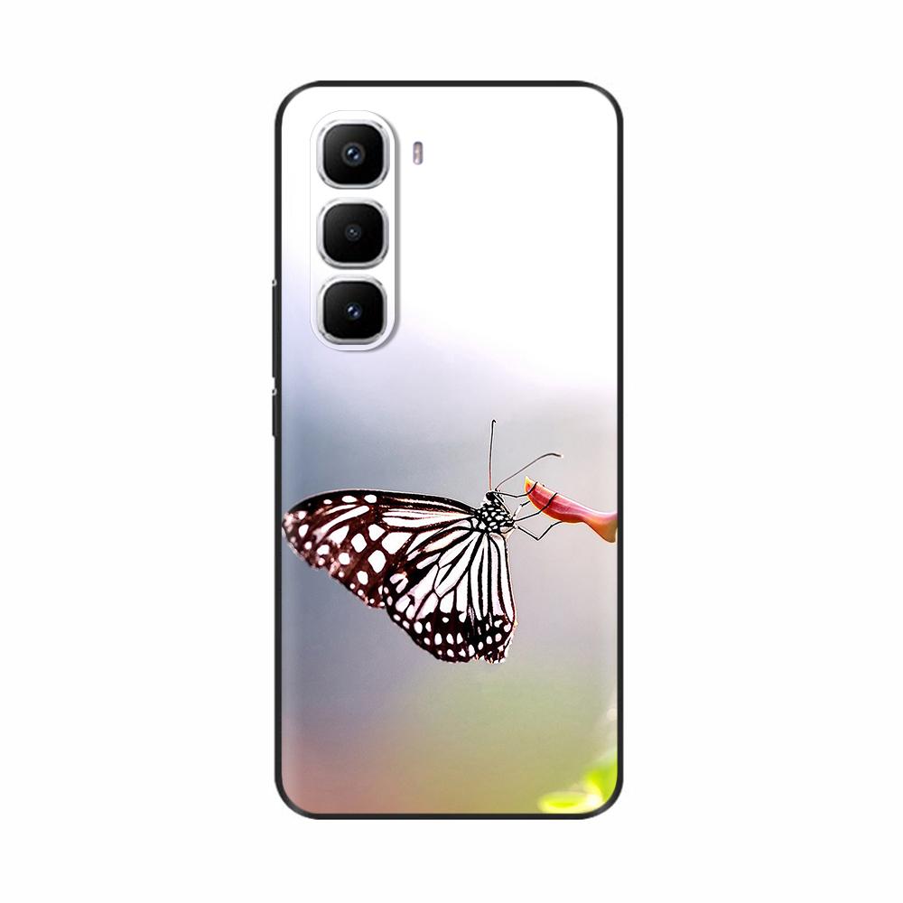 For Infinix Hot 60 Pro Plus Case Popular Love Heart Flower Soft TPU Silicone Back Cover For Infinix Hot 60i Hot60 Pro Phone Case