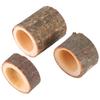 3pcs Set Wooden Candle Stand Tea Light Candle Holders for Rustic Wedding Party Birthday Holiday
