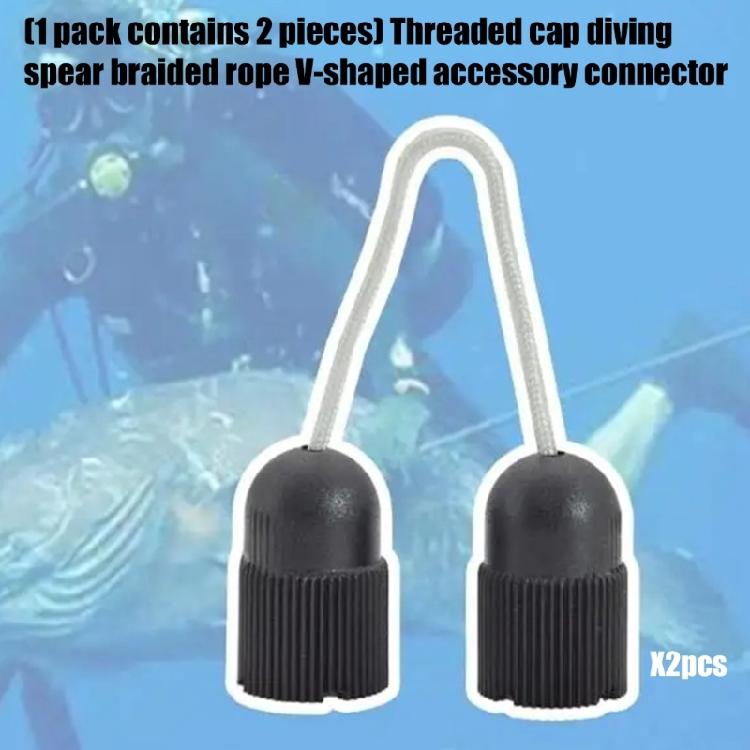 Spearfishing Connector Spear Connection Accessories Wishbone Latex Tube Adapter Fishing Tool Wear Resistant 14mm Thread