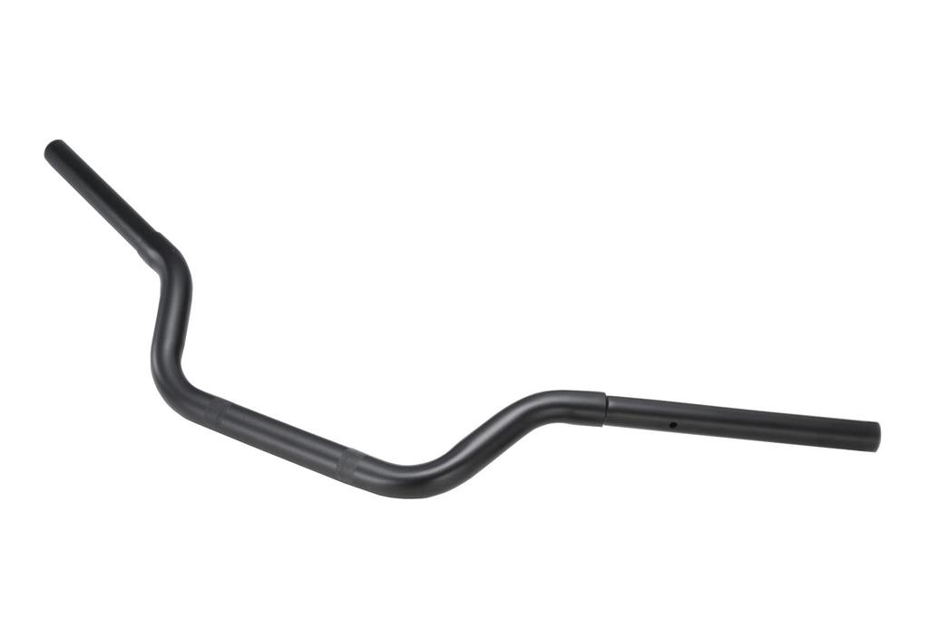 Guidon de vélo Kijima pour Rebel DCT Fifty Bar 50 mm arrière noir mat 1100/T 204-3388A