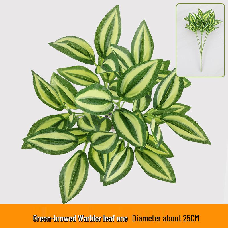 Persian Style Green Wall Hanging Grass Decoration for Indoor & Balcony Background