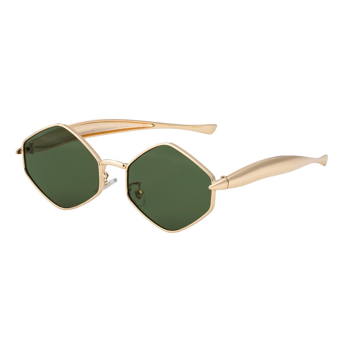 

Popular y2k Metal Hexagon Sunglasses ladies For Men Luxury Designer Sun Glasses Steampunk Vintage Small Frame Shades UV400