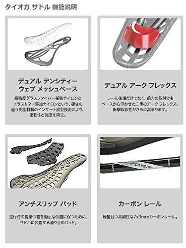 TIOGA Saddle Spider Stratum Carbon Rail BLK Black