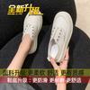 2025 autumn new versatile multi-color low-top canvas shoes women's platform lazy one-pedal casual board shoes single shoes tide