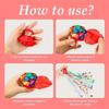 5/10Pcs Party Popper Hand Throw Streamer Confetti Decoration Paper Hand Throw Ribbon for Wedding Celebration Atmosphere Props