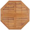 Vidaxl 5-Cz. Folding Garden Furniture Set, Solid Teak Wood