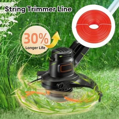 3mm x 15M Nylon Trimmerfaden Bürste Grasschneiden Unkrautseil Trimmer Werkzeug Zubehör Rasenmäher Draht Ersatz