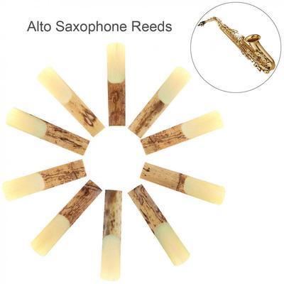 10 pezzi di alta qualità contralto beE 2-1/2 ance per sassofono forza di bambù 2.5 per accessori per sassofono parti