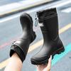 Rain Boots Outdoor Simple Restraint Casual Men and Women Water Shoes Rain Boots Non-slip Waterproof Rainy Day Waterproof Boots