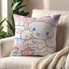 C-Cinnamorolles Cute Cushion Cover For Pillow Printing Sofa Decoration Home Car Room Coffee Shop Office Nordic Simplicity