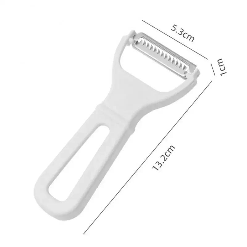 

Многофункциональная овощечистка Лезвие из нержавеющей стали Терка для картофеля, моркови, огурцов Резак для фруктов Овощечистка соломкой Кухонные принадлежности