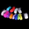 Encrypted Colored Turkey Feather Strips for DIY Decorations & Stage Costumes