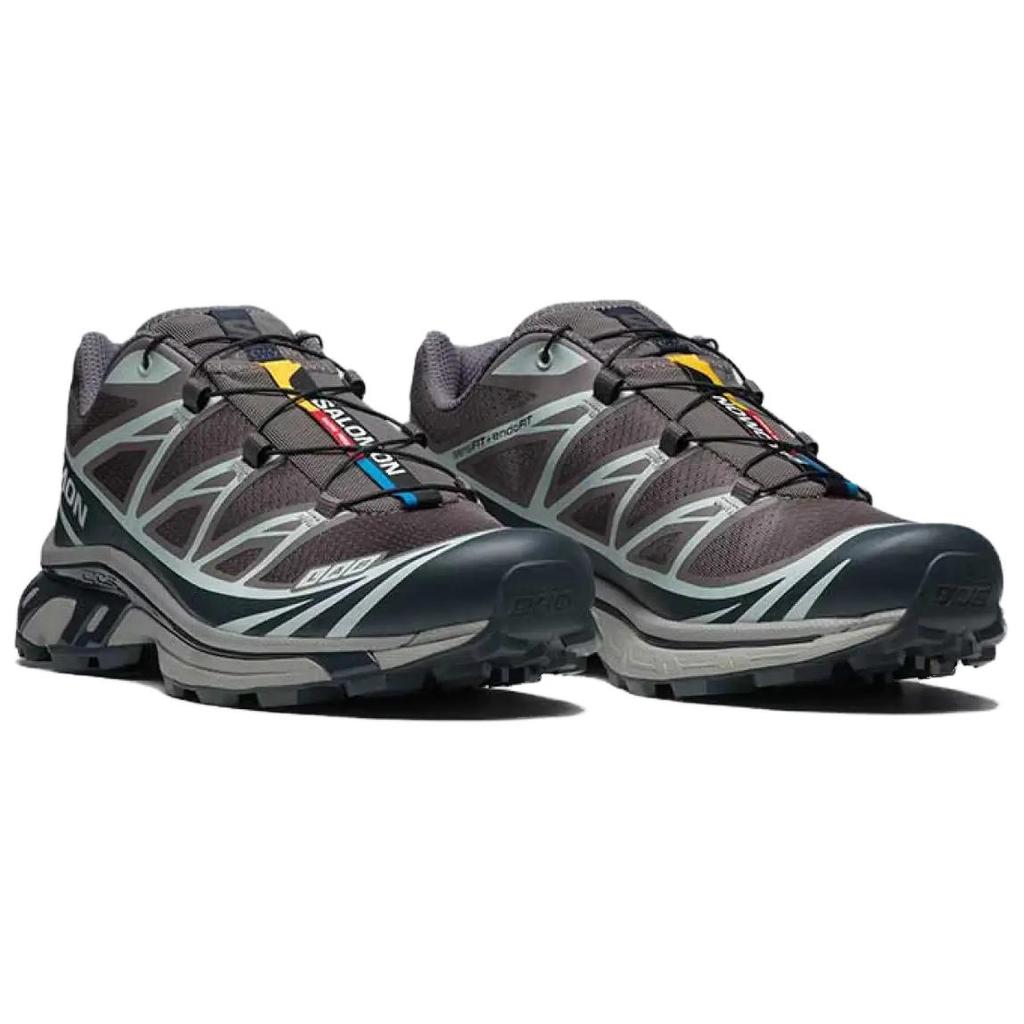 Salomon XT-6 Plum Kitten India Ink Unisex Sneakers Grey Ballad-Blue L47445100
