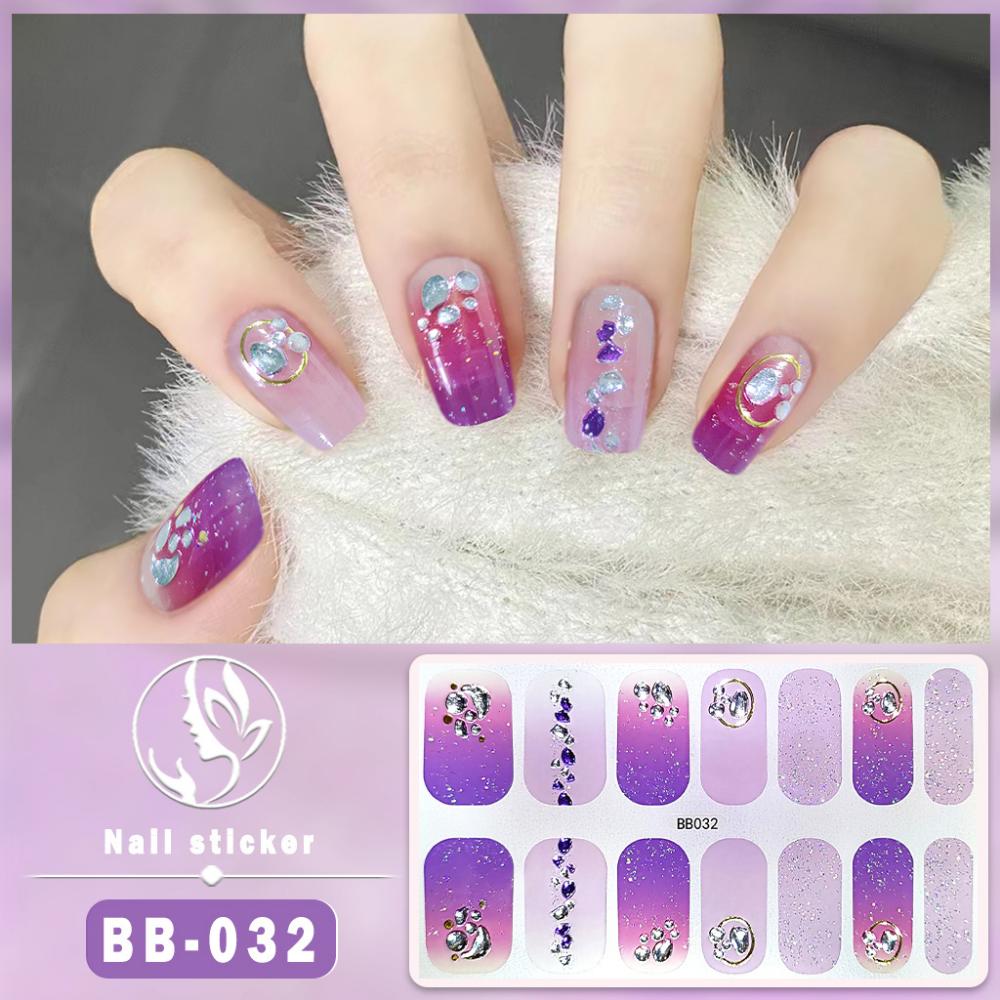 

Трехмерная водонепроницаемая не требующая глажки гелевая пленка для ногтей полная наклейка весенне-летняя пленка для ногтей бумага пленка для ногтей бумага