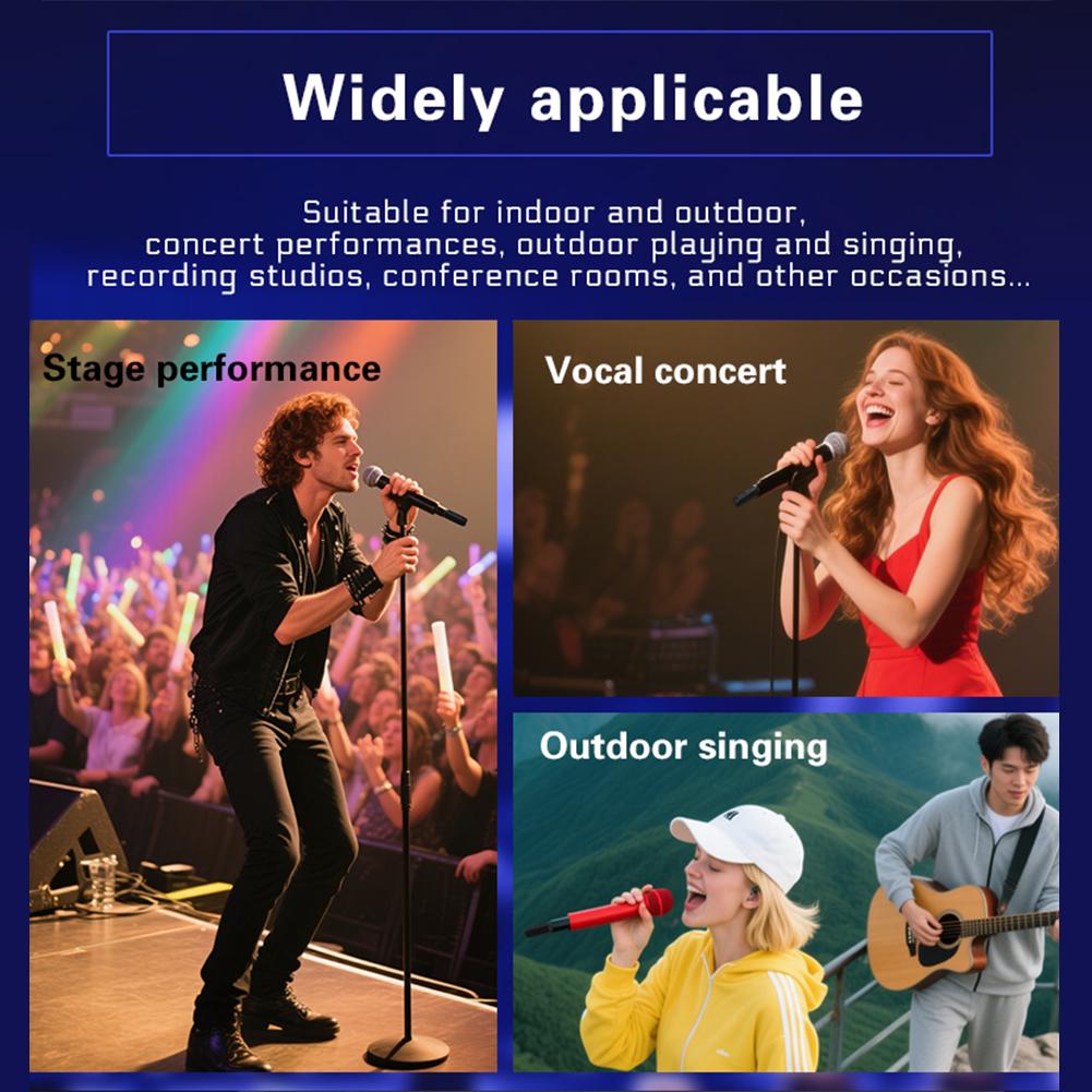 Wireless Microphone Converter XLR Transmitter and Receiver Wired To Wireless System for Audio Mixer Dynamic Mic Electric Guitar